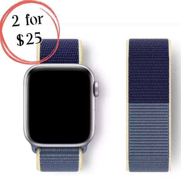 Alaskan Blue Sport Loop Band for Apple Watch - Picture 2 of 5